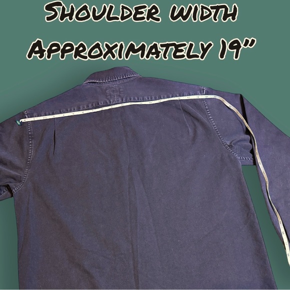 🎉HP🎉EUC Lucky Brand Denim-Like Vintage Button Down in Faded Black. Size Small - Picture 11 of 14